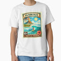 Hawaii Tropical Paradise Vintage Stamp by Myra365Art