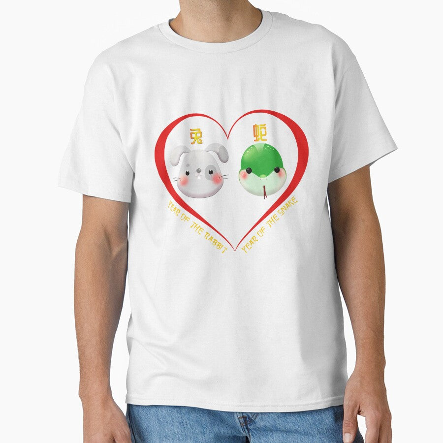 Year Of The Rabbit And Year Of The Snake Couples Cute Chinese Zodiac Animals by Karry-Pat
