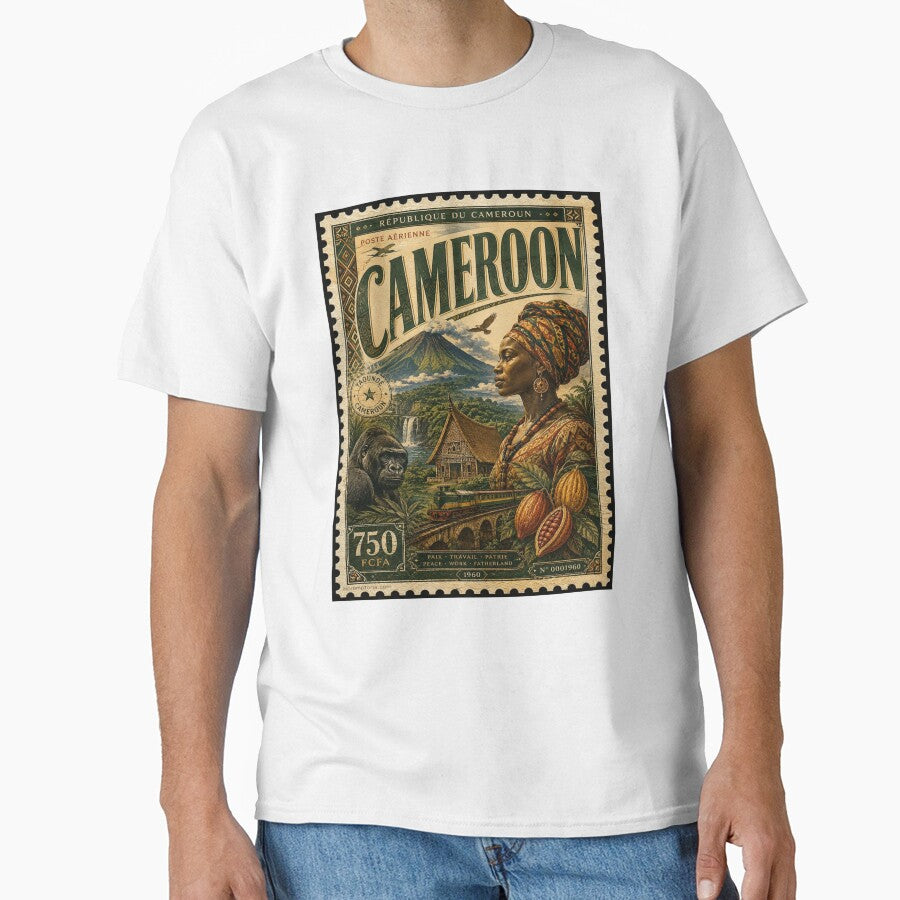Travel Cameron Vintage Stamp by ernestbullone