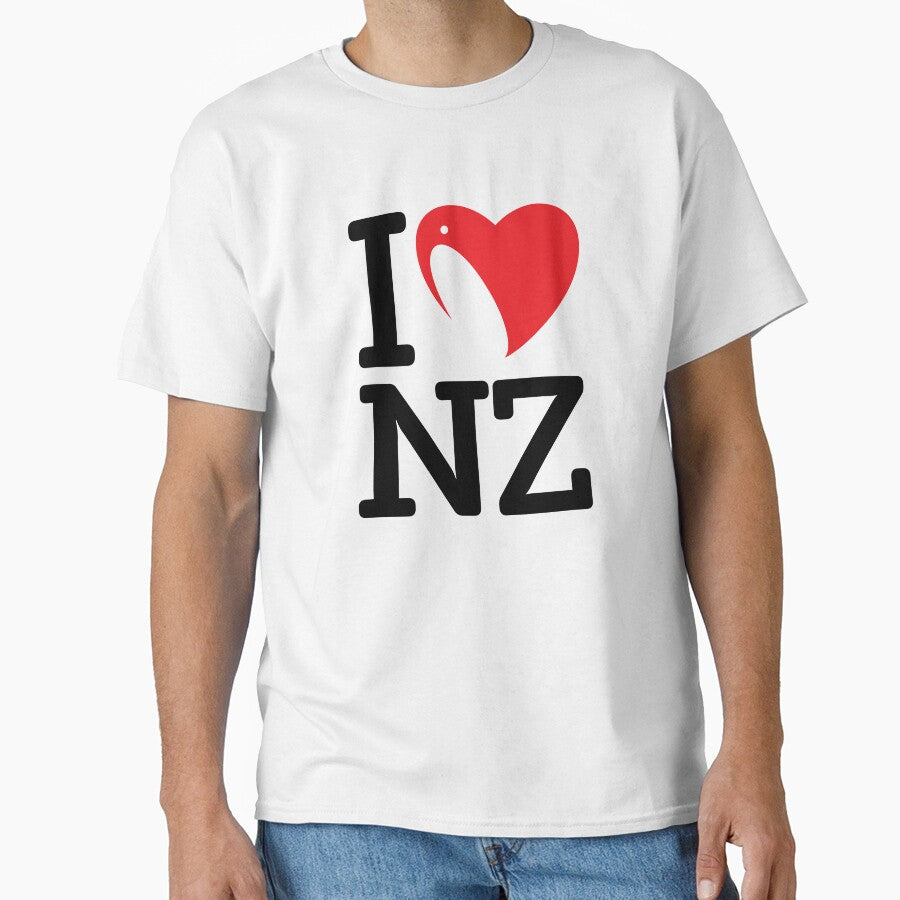 I Love NZ Proud Kiwi New Zealand Travel Souvenir Design by D4monart