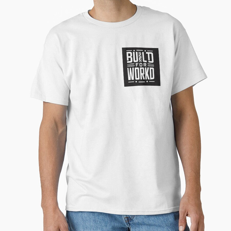 Built for Hard Work – Industrial Workwear Typography Design by BigBartDesigns
