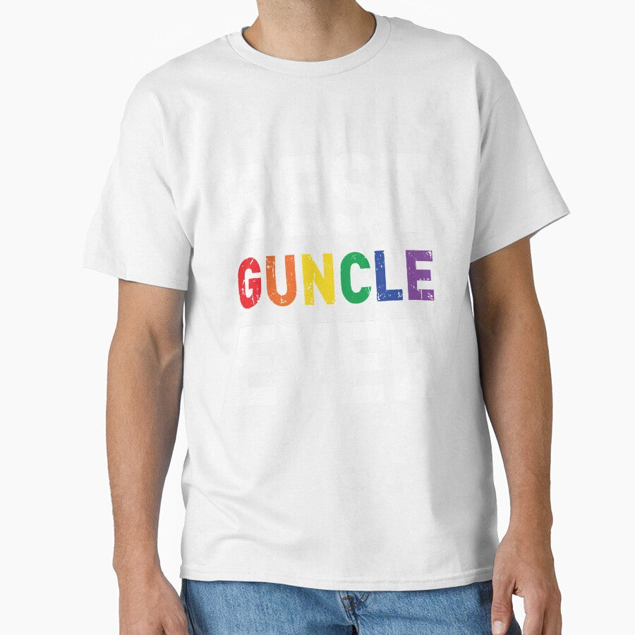 Best Guncle Ever I Heart Love My Gay Uncle Gift by MarOlv