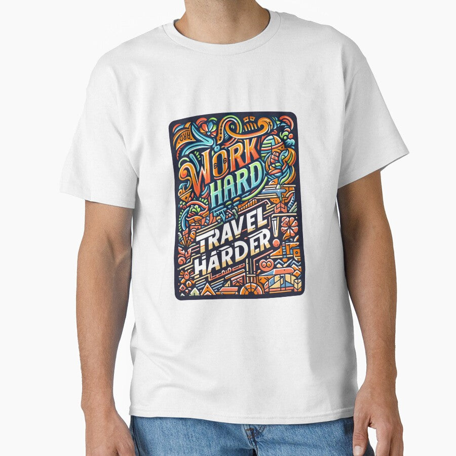 Work hard travel harder, typography by maxmaj
