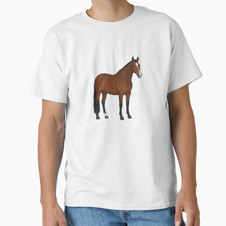 Bay Warmblood Horse Sticker by RealEqEdit