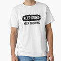 Keep Going Keep Growing - Motivational Words by texteestore