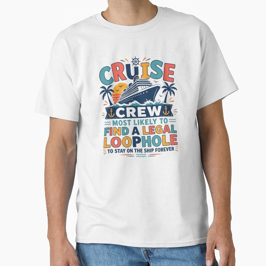 Most Likely to Find a Legal Loophole to Stay on the Ship Forever – Funny Family Cruise Crew Matching Lawyer Vacation by Winarrts