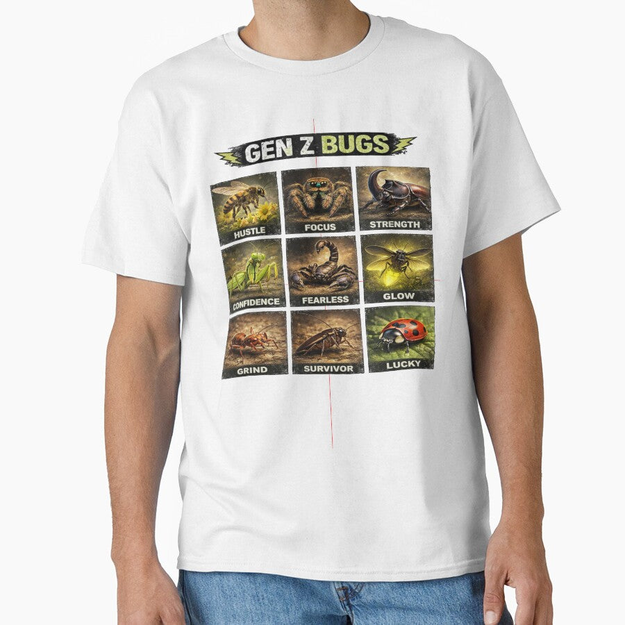 Gen Z Token Bugs Strengths/Personalties by RCMLS-Tees
