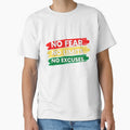 No Fear No Limits No Excuses Red Yellow by GabriellyLessa