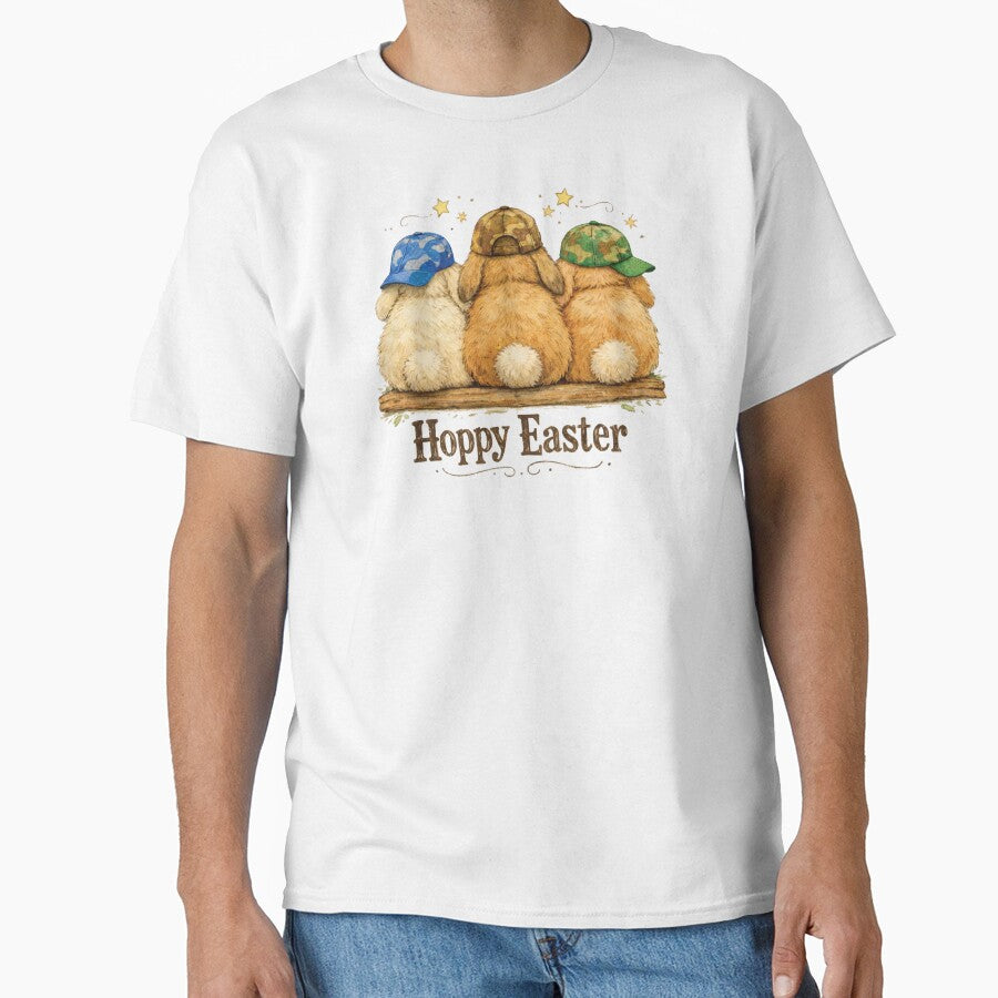Retro Hoppy Easter, Funny Easter Day by Naviiraart