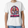 Retro Gamer Mum with Game Controller in Fun Cartoon Style. by The-T-In-Retro