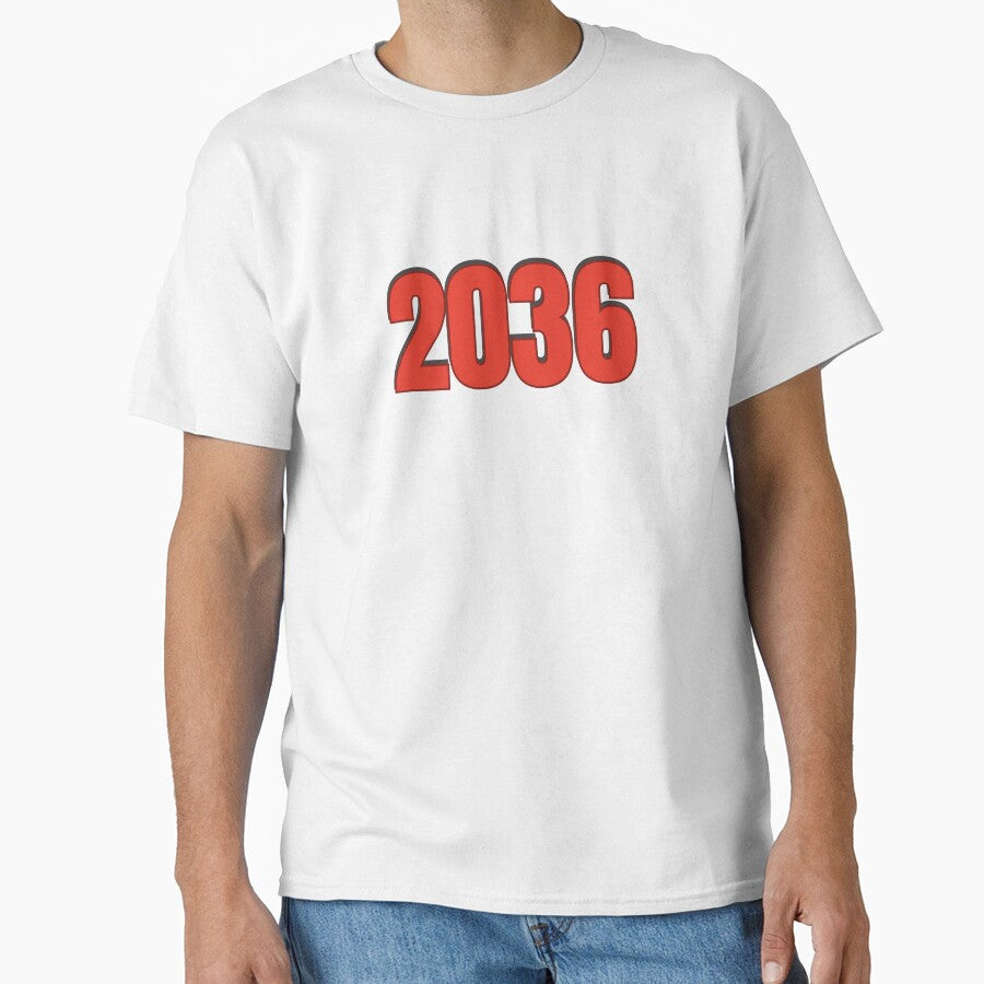 2036 Year Number Date Typography by Rasheedaholik