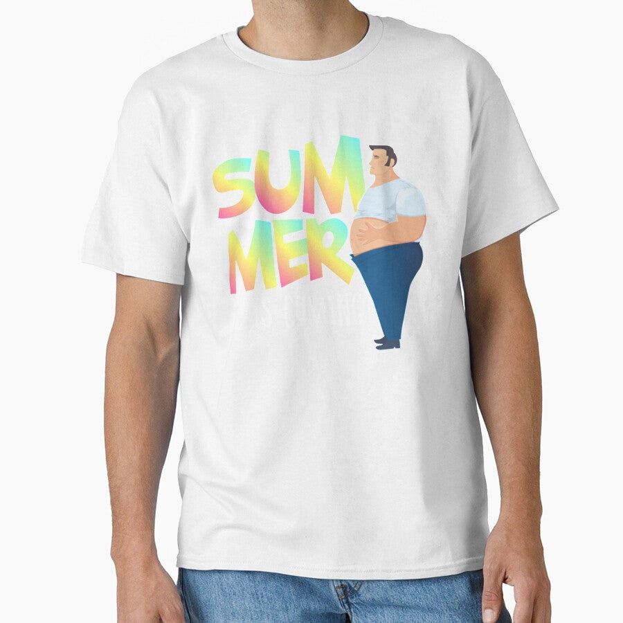Summer is coming Bikini figure belly Tshirt by Clavitaps