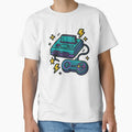 Retro 16-Bit Console – Classic Cartridge Gaming Pixel Sticker by KrintoryTees