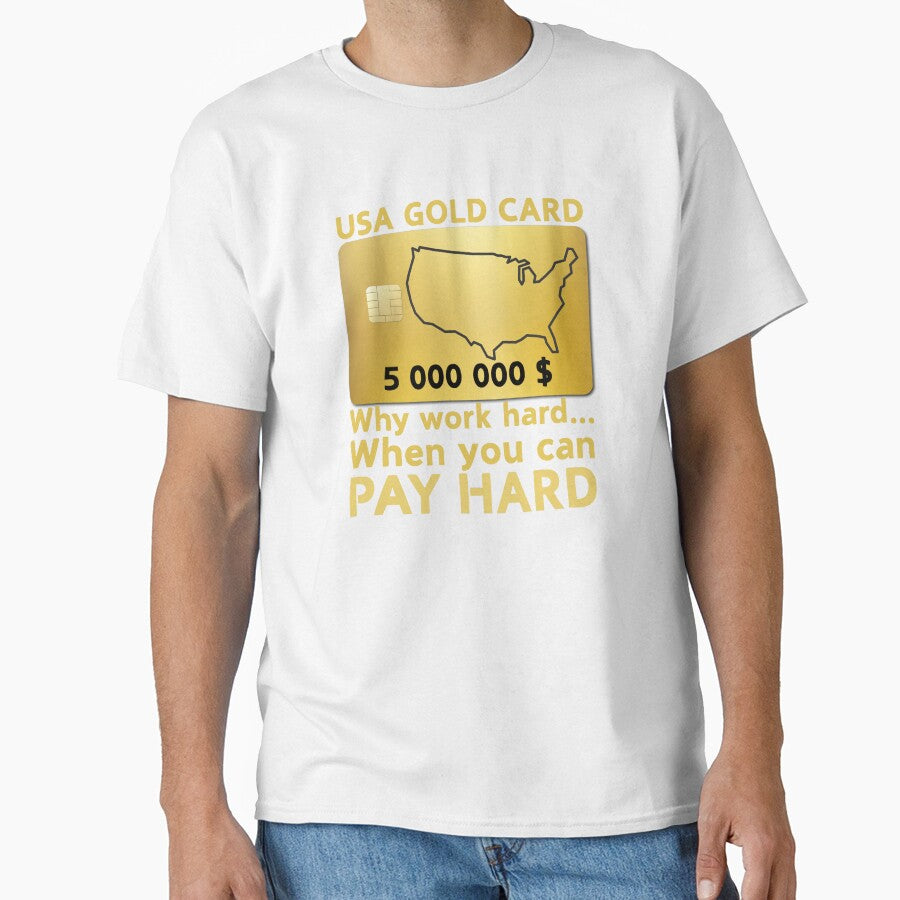 USA GOLD CARD PROGRAM SHIRT by The Art of Kkatarynka