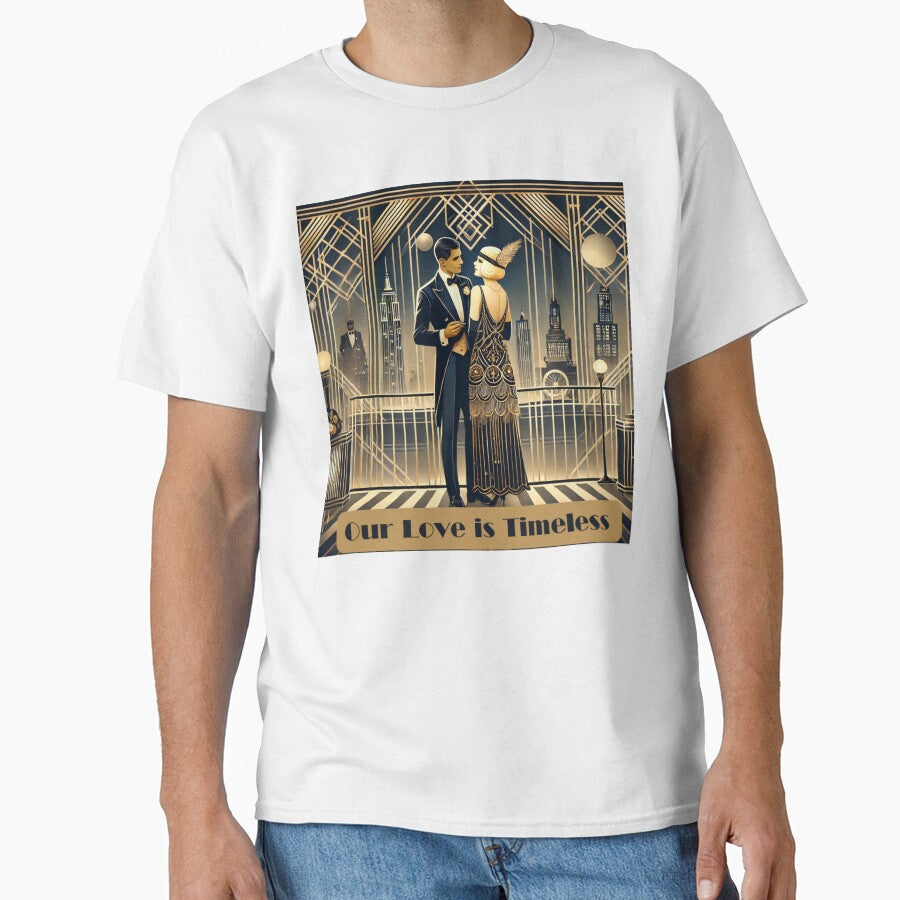 Our Love Is Endless – Art Deco Dancing Couple by TheNeuroVerse