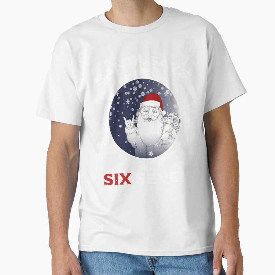 Santa Says Six Seven Christmas 67 Meme by T-Shares Shop