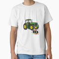 10 Years Old Birthday Design Green Tractor GifDesign by drwigglebutts