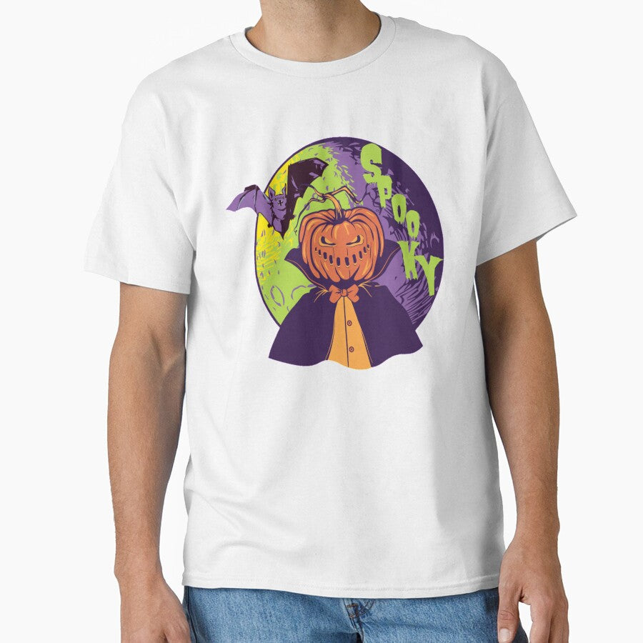 Spooky Pumpkin head Halloween design by Simi2020