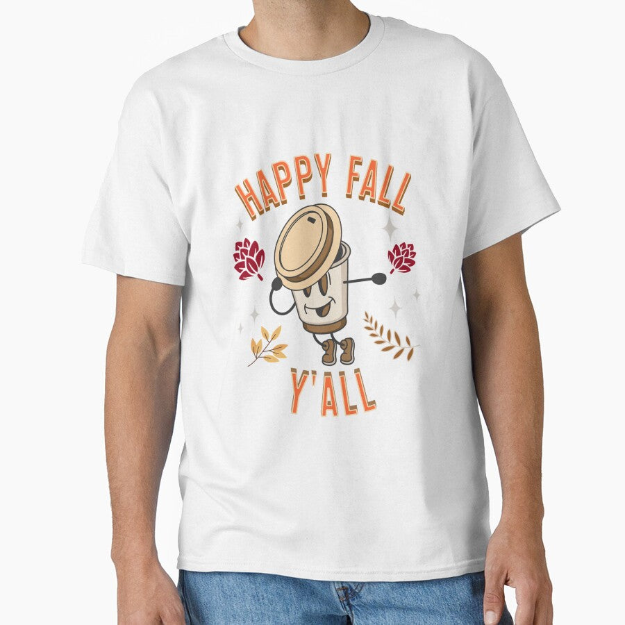 Happy Fall Yall Coffee Cup Pumpkin Spice Season Autumn Caffeine Caffeinated by CarantinedChaos