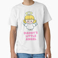 Daddy's Little Angel Pink by BoomBoomBaby