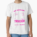 Trucker Wife Trucker Is My World Truck Driver Gift by tolivia