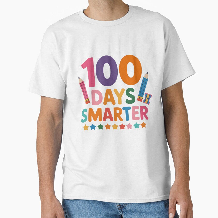 100 Days of School Kids Boys Girls Happy 100th Day of School by BlassmausArt
