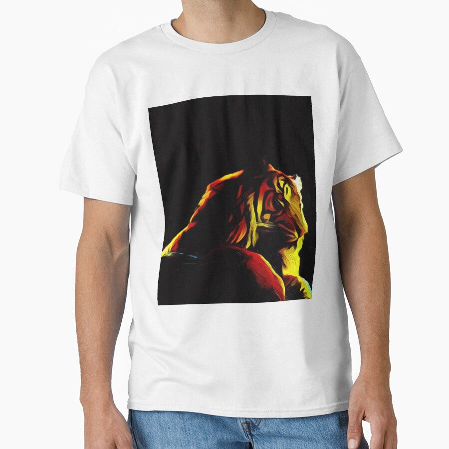 Tiger on Black by LisaMPierce1990
