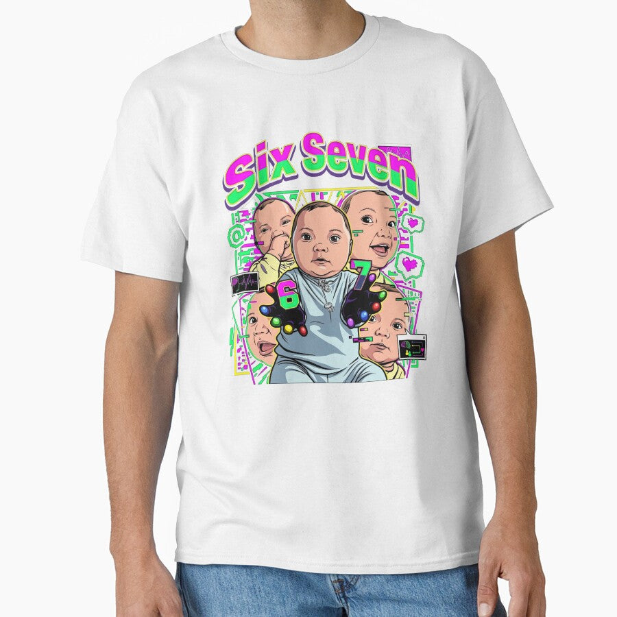Gloving Niche Baby 67 Six Seven Hand Funny Ai Baby Meme by Kitkin