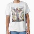 angel with cross happy magical fantasy  easter landscape by Expressions-Sel