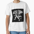 Streetwear Dragon Skater Fantasy Art by inkoutninja