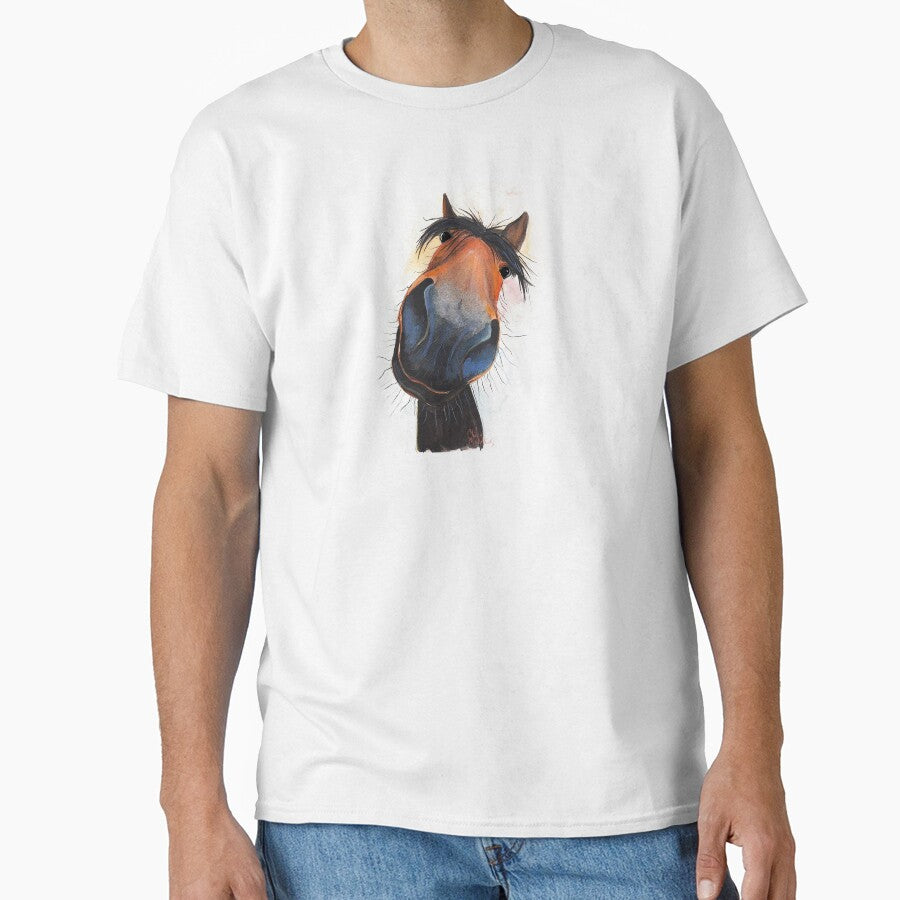 HORSE PRiNT 'HAPPY DAVE' BY SHIRLEY MACARTHUR by Shirley MacArthur Art