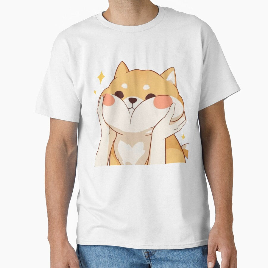 Cute Chubby Shiba Inu Japanese Dog by MagicArtworks