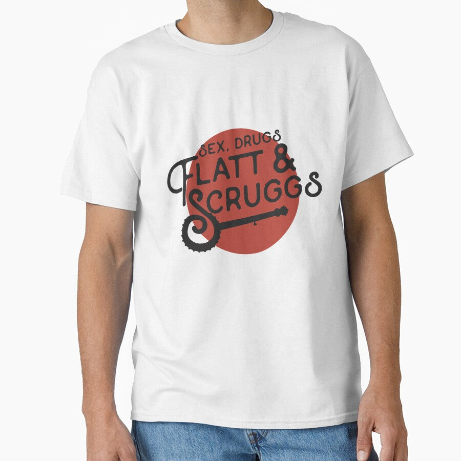 Sex, Drugs, Flatt & Scruggs - Bluegrass Tee by giantstepdesign