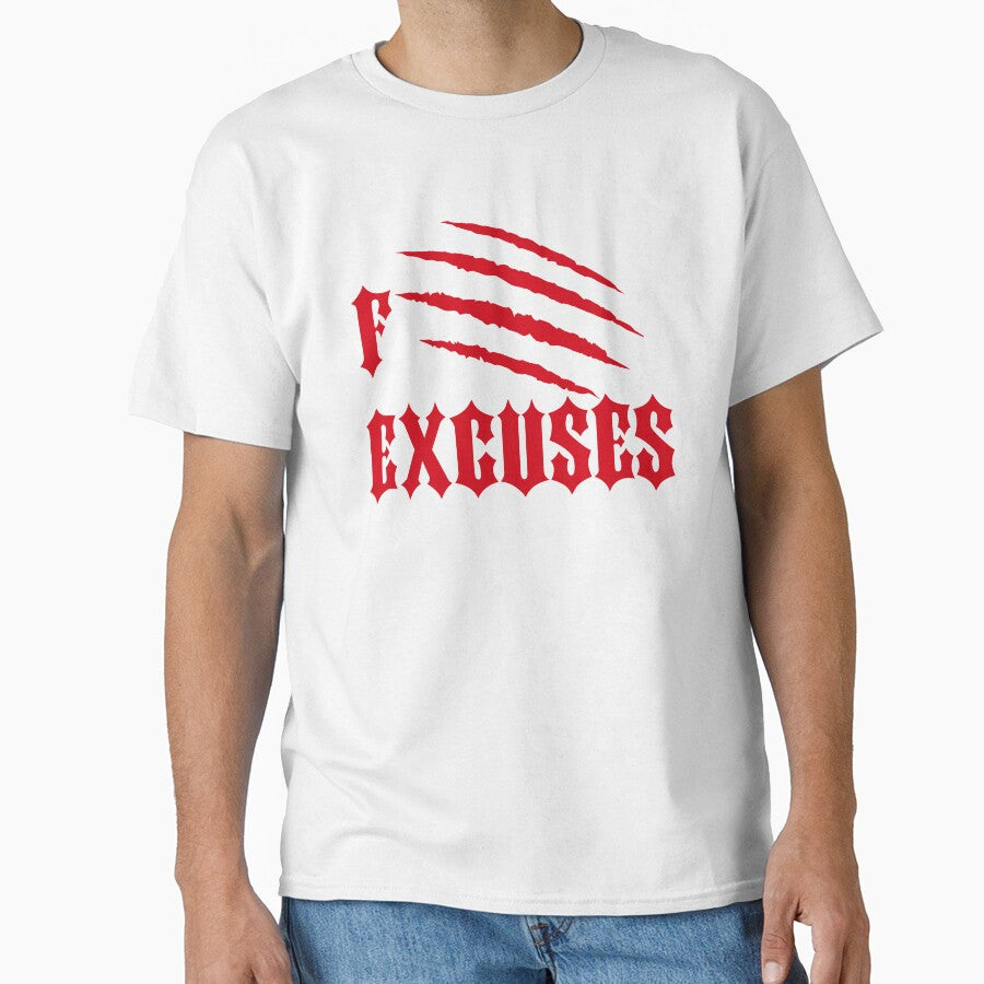 No Excuses F Excuses Fitness Sport Gym Workout Training Muscles by BEAST NYC