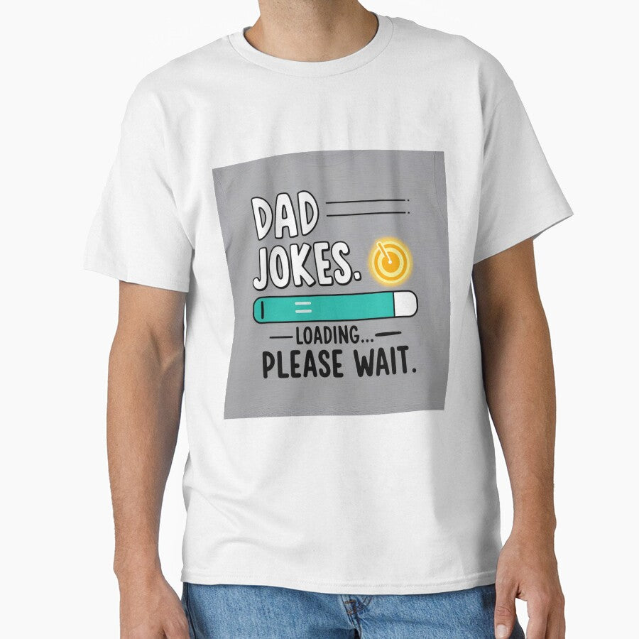 Dad Jokes in Progress | Cool Dad Shirt by azersan