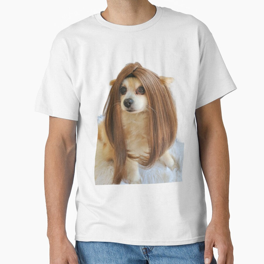 dog with wig by Thehecticstore
