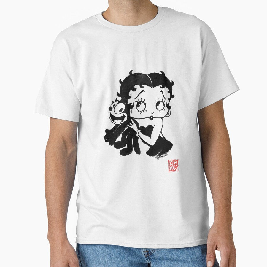 betty boop and felix the cat by pechane