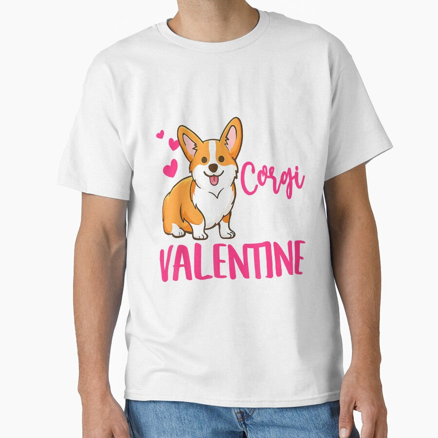 Corgi Is My Valentine Dog Lover Dad by gonzales6422