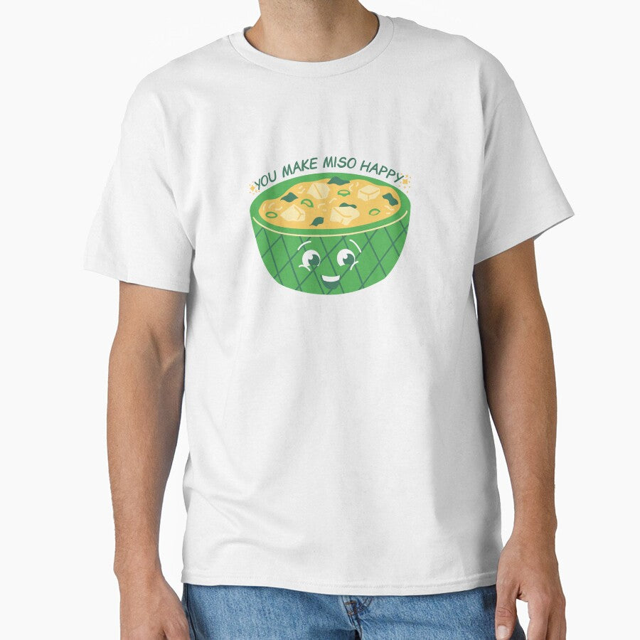 Funny Food Pun - You Make Miso Happy by greenoriginals
