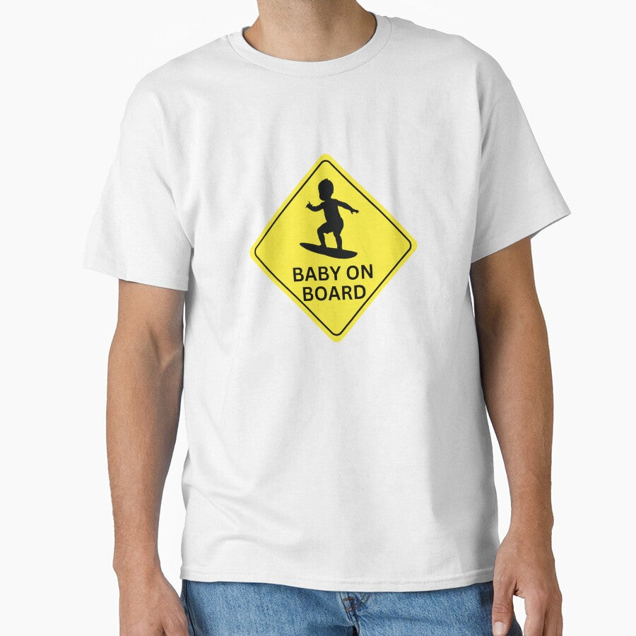 Baby on Board Surfing Sign by Text2tee