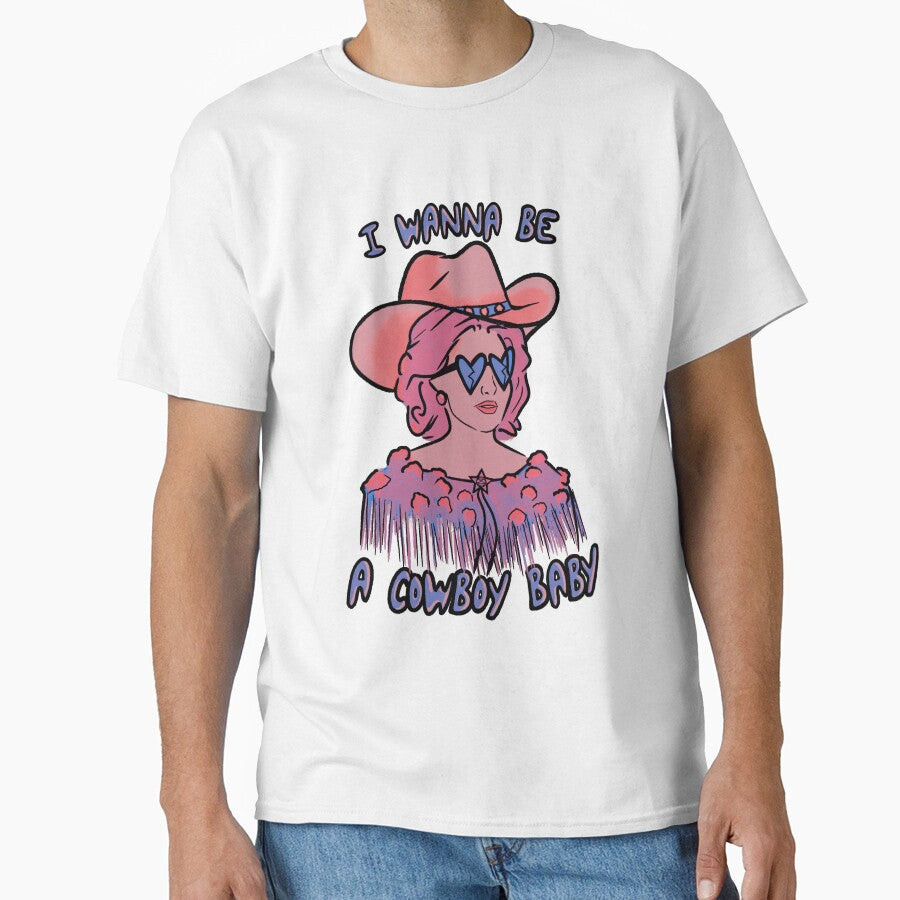 CMAT I Wanna Be A Cowboy Baby - coral / blue by incloudines