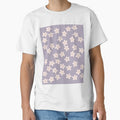 Spring Floral Daisy Print in Pastel Purple by WildeandCo
