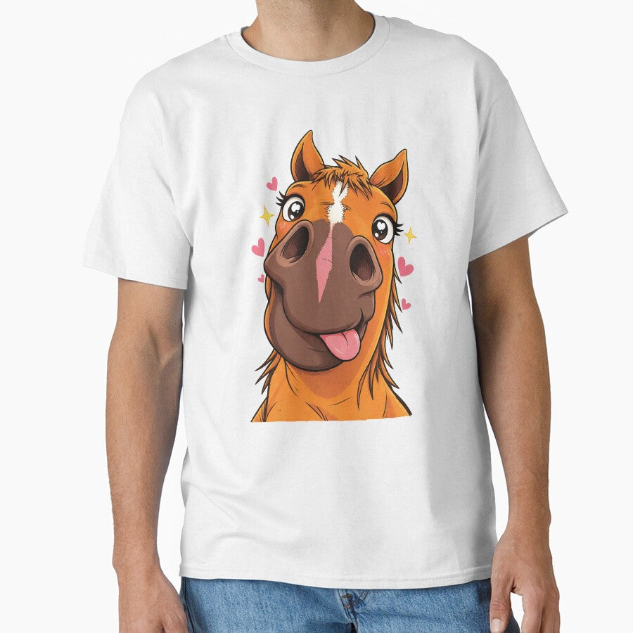 Funny Horse Face, Cute Horses Lover by GPODdesign