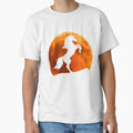 horse animal Silhouette in moon gift by alaechamlal