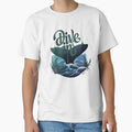 A dark whale tail dives water !!!? tshirt and sticker by anandsiva2703
