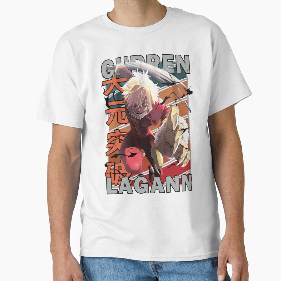 Viral Gurren Lagann Retro Stripe Design by Wafusaurus
