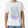 Too Cute for This World. Kawaii Axolotl Mermaid Cat Cute Pastel Fantasy Animal Shirt Soft Aesthetic Design by Anastasiia Yurevych