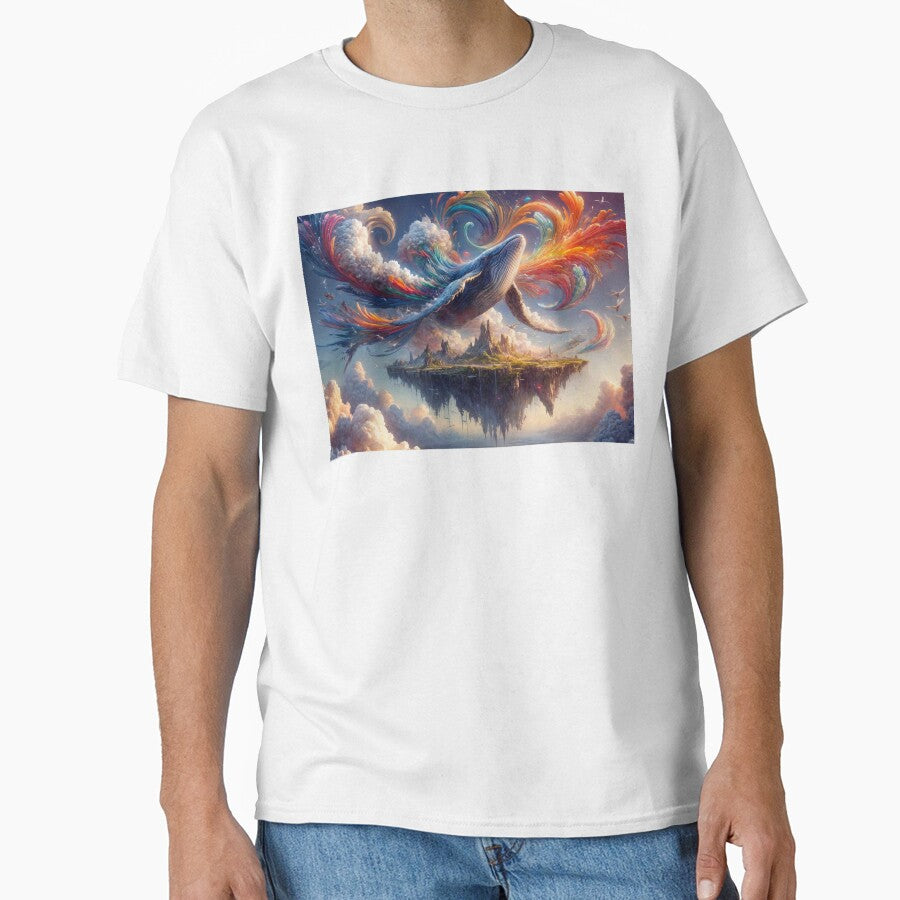 Whimsical Flying Whale by M-Y-A-R-T-