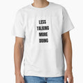 Less Talking More Doing Motivational Sticker by abanoubsamir938