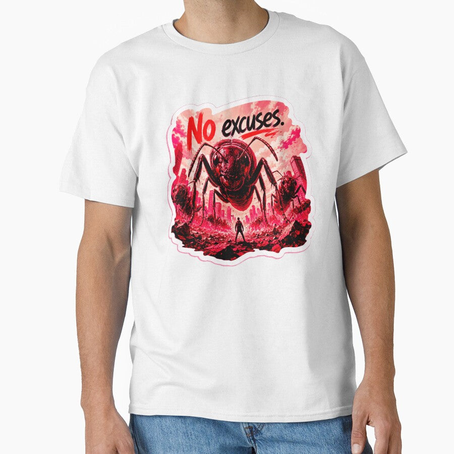 No excuses pink by edrawin.art